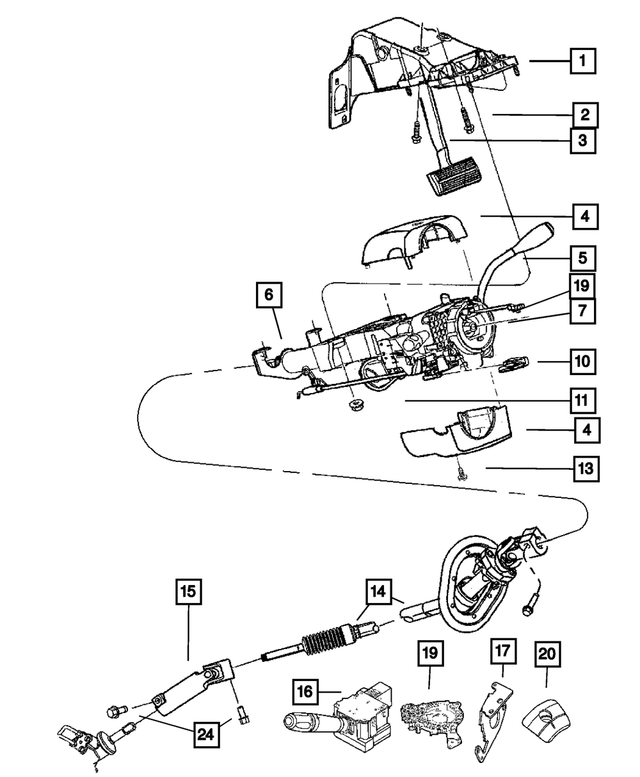 thumbnail image 2 of Front Lower Steering Column Shaft For 2005-2008 Dodge Ram 2500 3500 - AM Autoparts 2 of 5