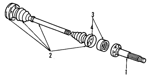 Axle Shafts & Joints for 1985 Volkswagen Vanagon VW Direct Auto Parts