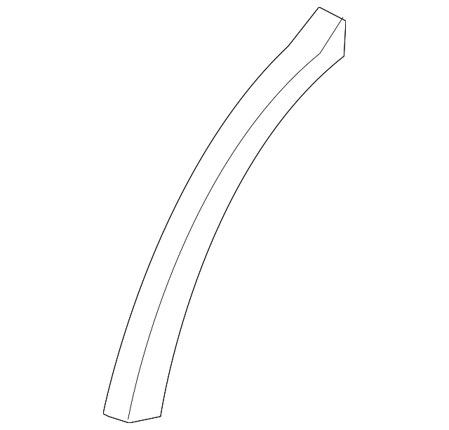 Weatherstrip Assembly-Rear S/D Blw   Belt Rear Auxiliary - GM (25931893)
