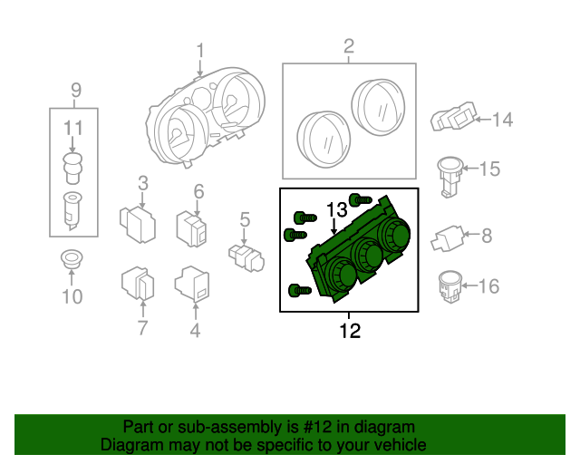 20082015 Nissan 20082013 Nissan Rogue AC Heat Temperature Manual