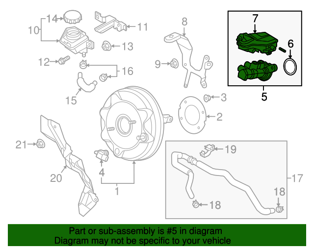 20162019 Mazda CX3 Master Cylinder DBY94340ZB