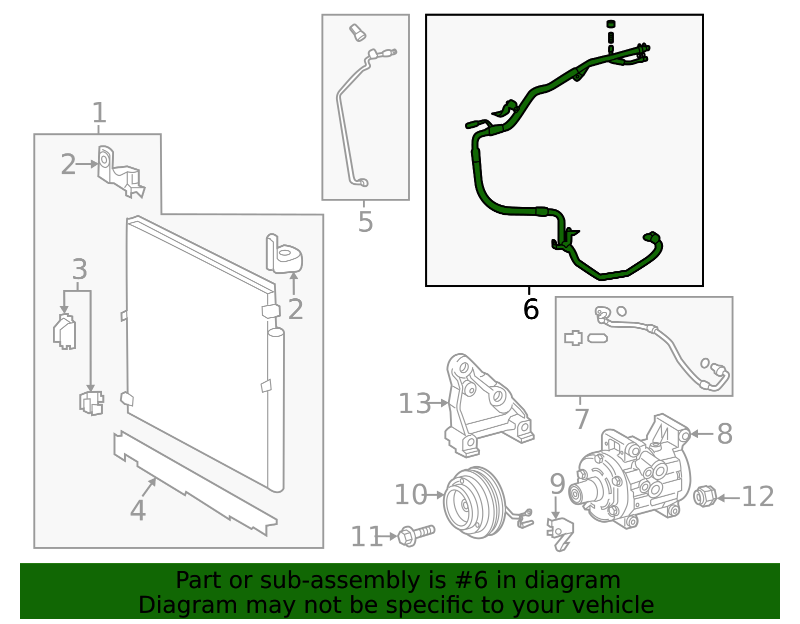 Suction Hose - Toyota (88710-04510)
