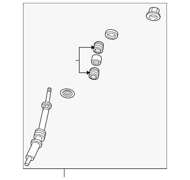 20062009 Mitsubishi Raider Suspension Stabilizer Bar Link 05135731AC
