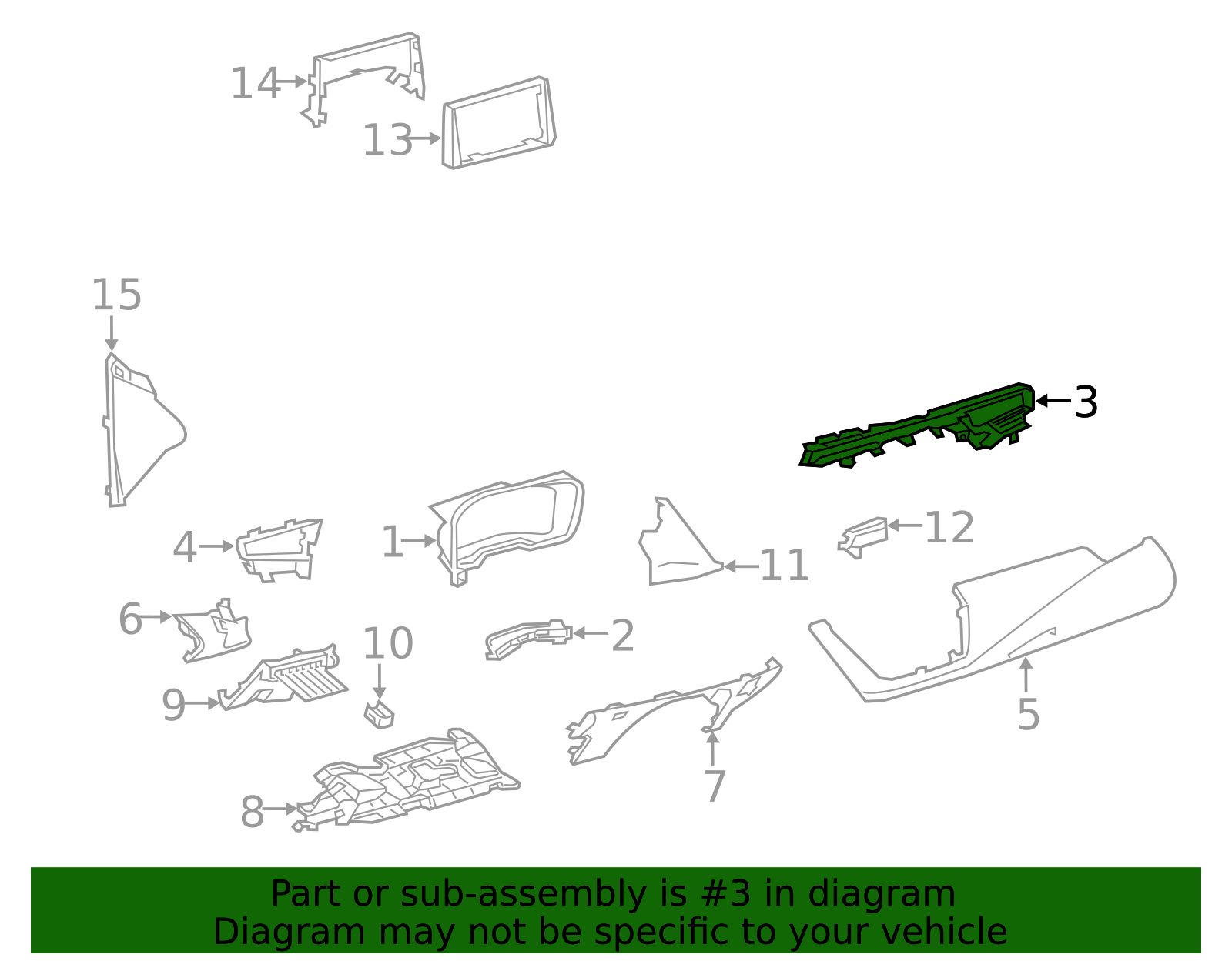 Finish Molding - Toyota (55011-12140-B0)