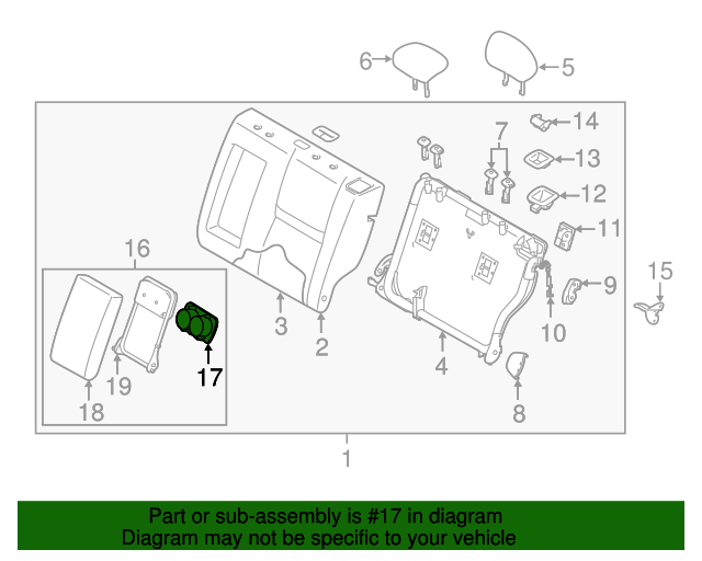 20172022 Nissan Rogue Sport Cup Holder 887756MA0A OEM Parts Online