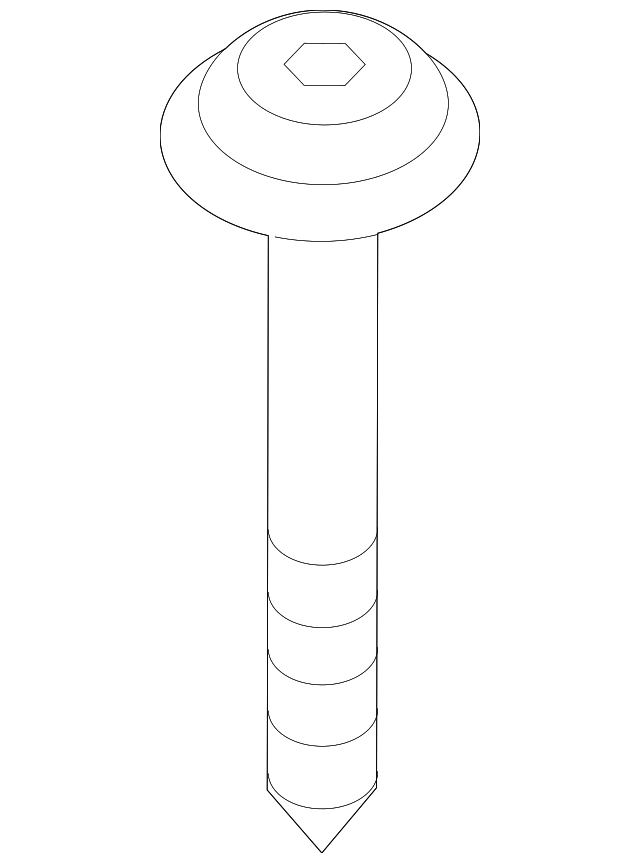 WHT-002-087 - Air Cleaner Assembly Screw 2008-2023 Audi | Audi OEM Parts
