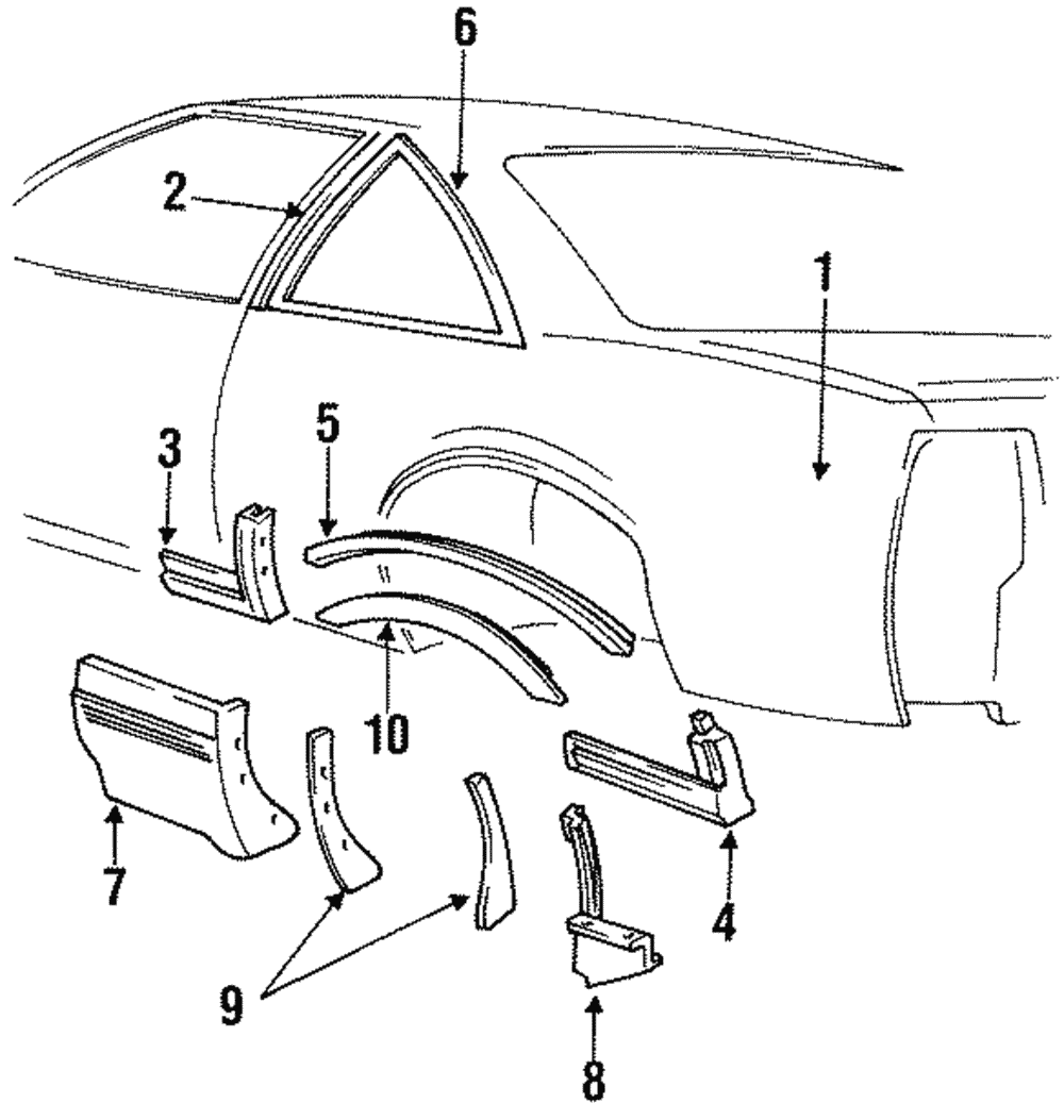 Window Assembly-Quarter - GM (20476447)