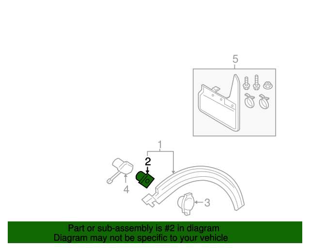 2017-2022 Audi Wheel Opening Molding Clip 191-853-585-A | Genuine Audi ...