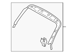 2010-2017 Volvo XC60 Upper Trim 39827899 | TascaParts.com