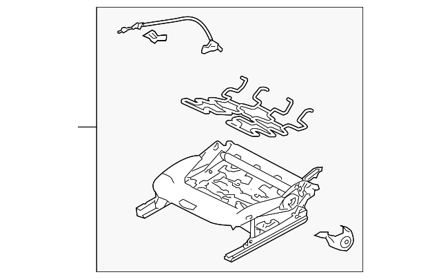 Cushion Frame - Volkswagen (7L0881106R)