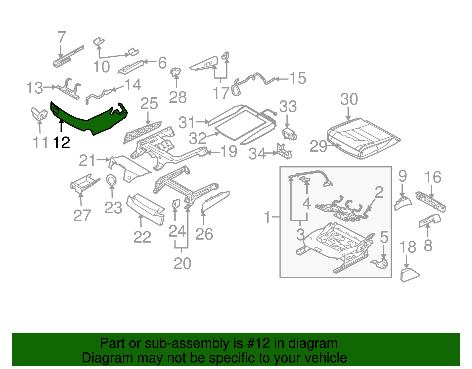 Lower Cover - Volkswagen (7L6-881-317-A-5J6)
