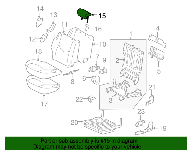 TOYOTA Genuine 71940-06590-B0 Headrest Assembly TOYOTA Genuine 71940-06590-B0 Headrest Assembly