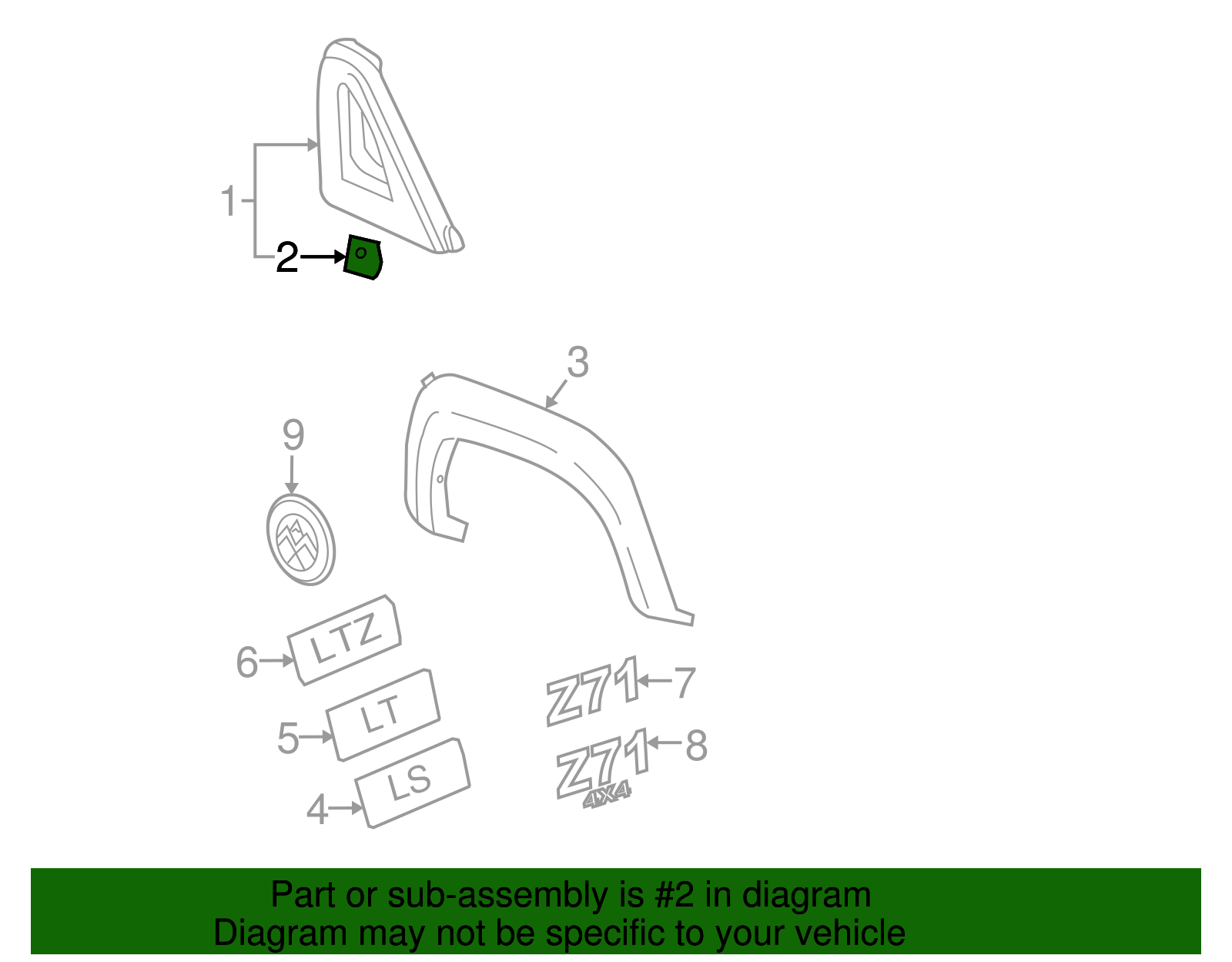 2006-2013 GM Retainer 11518357 GM | GMPartsDirect.com
