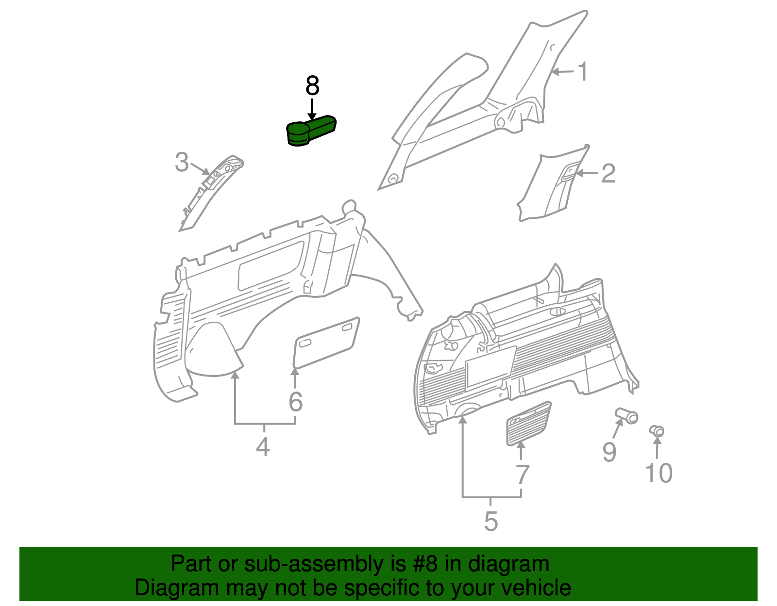 Tray - GM (89023842)