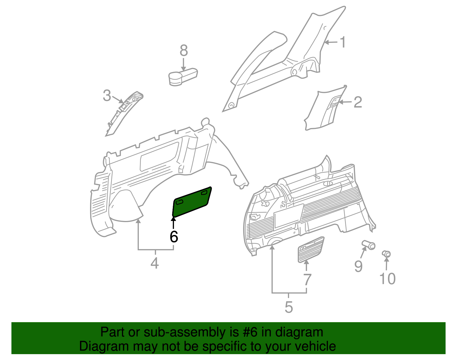 Storage Box Door - GM (89023851)