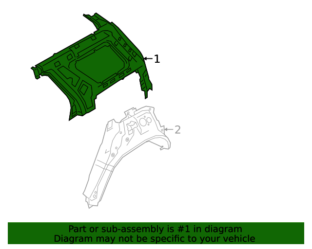 2021-2023 Hyundai Palisade Quarter Panel 71504-S8C01 | OEM Parts Online