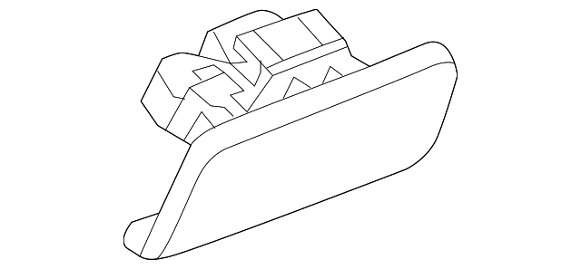 Cocoa Instrument Panel Compartment Door Latch Release Handle - GM (95258551)