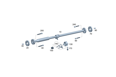 Propeller Shaft for 2022 Mercedes-Benz S 500 | Mercedes-Benz USA Parts