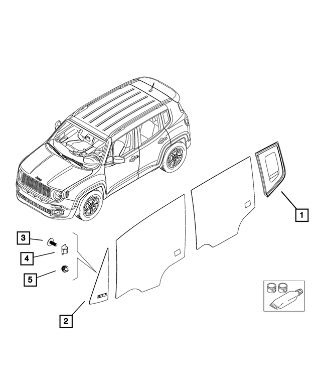 68104490AB Seat Back Foam Right 20112014 2020 Chrysler 300 Mopar