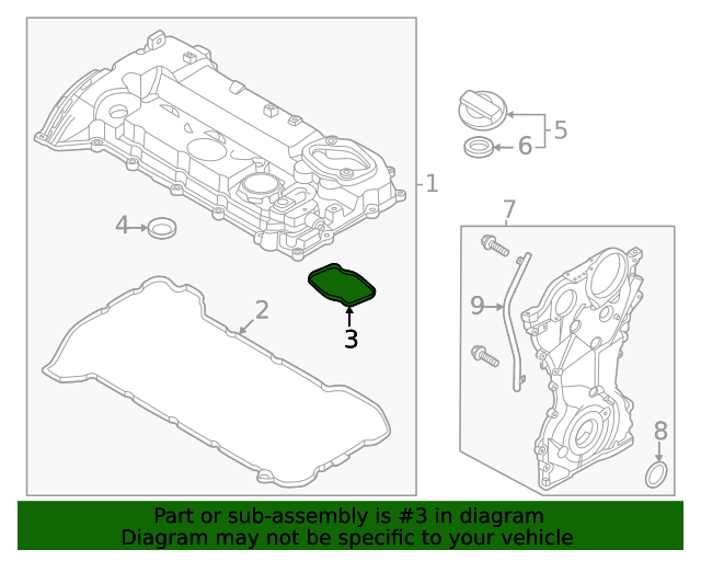 20212023 Kia Valve Cover Gasket 224422S000