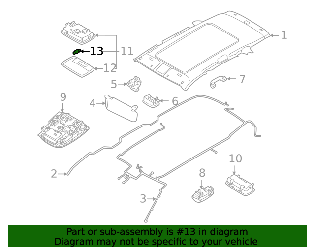 18645-08019N - Dome Lamp Bulb 2010-2023 Kia | Kia.Parts Store
