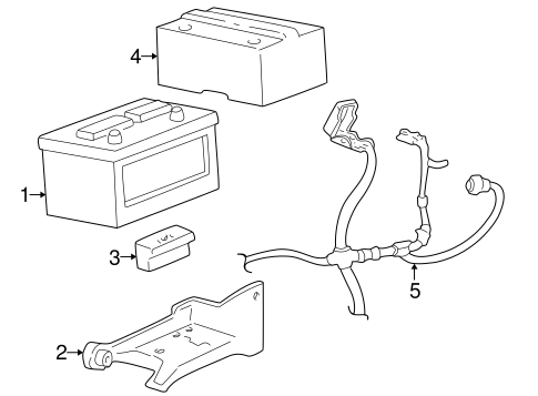 2002 Ford Explorer Battery