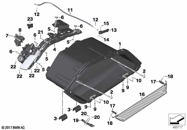46548557969 - Holding Strap Left 2017-2024 BMW-Motorrad K 1600 B 