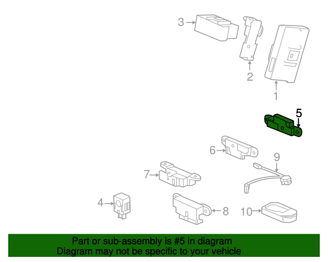 38387-SZW-003 - Antenna 2013-2016 Honda | AutoNation Parts