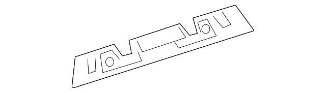 Front Seat Back Pad Support Bracket - GM (96875862)