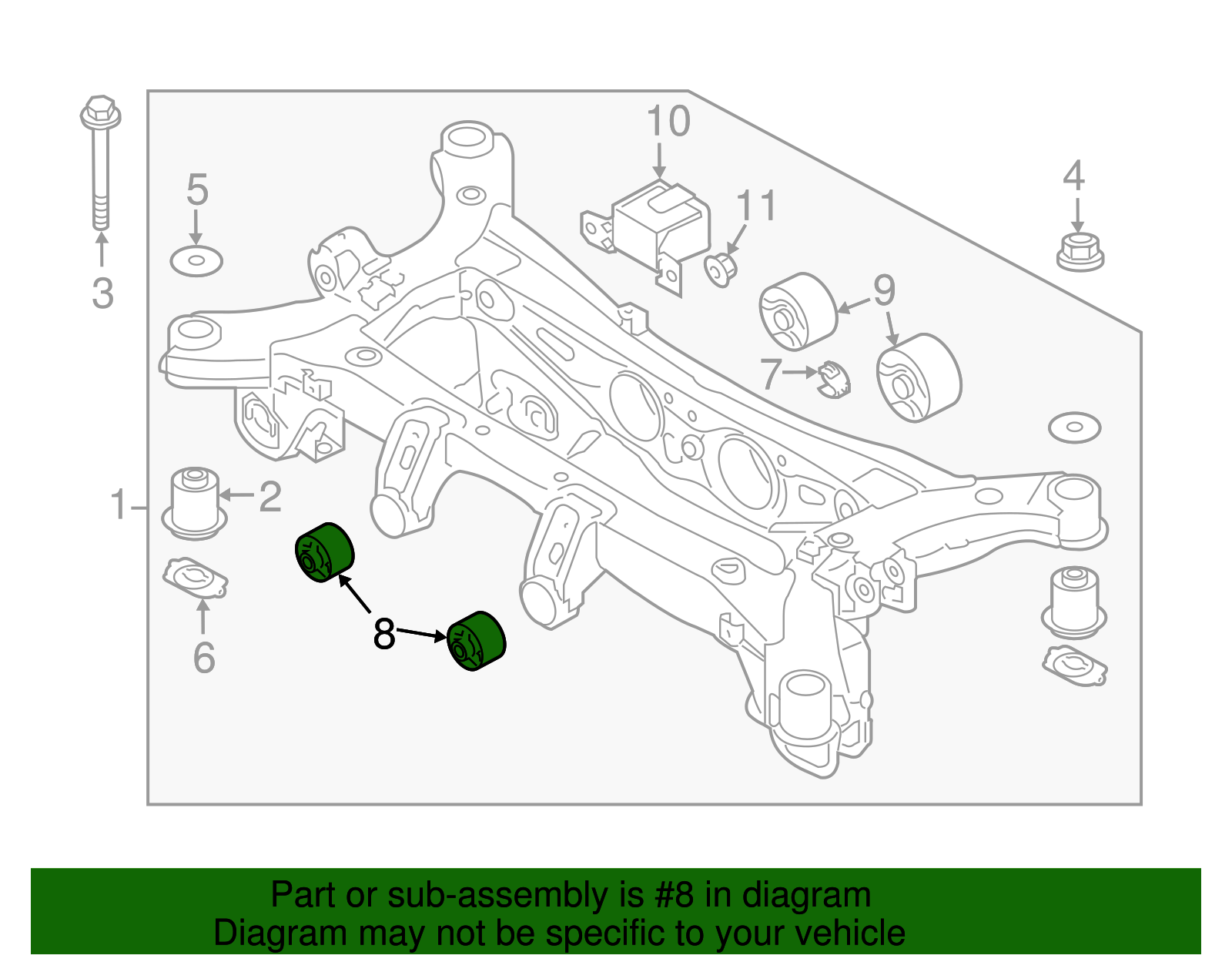 2005-2025 Hyundai Front Insulator 53912-2E200 | OEM Parts Online