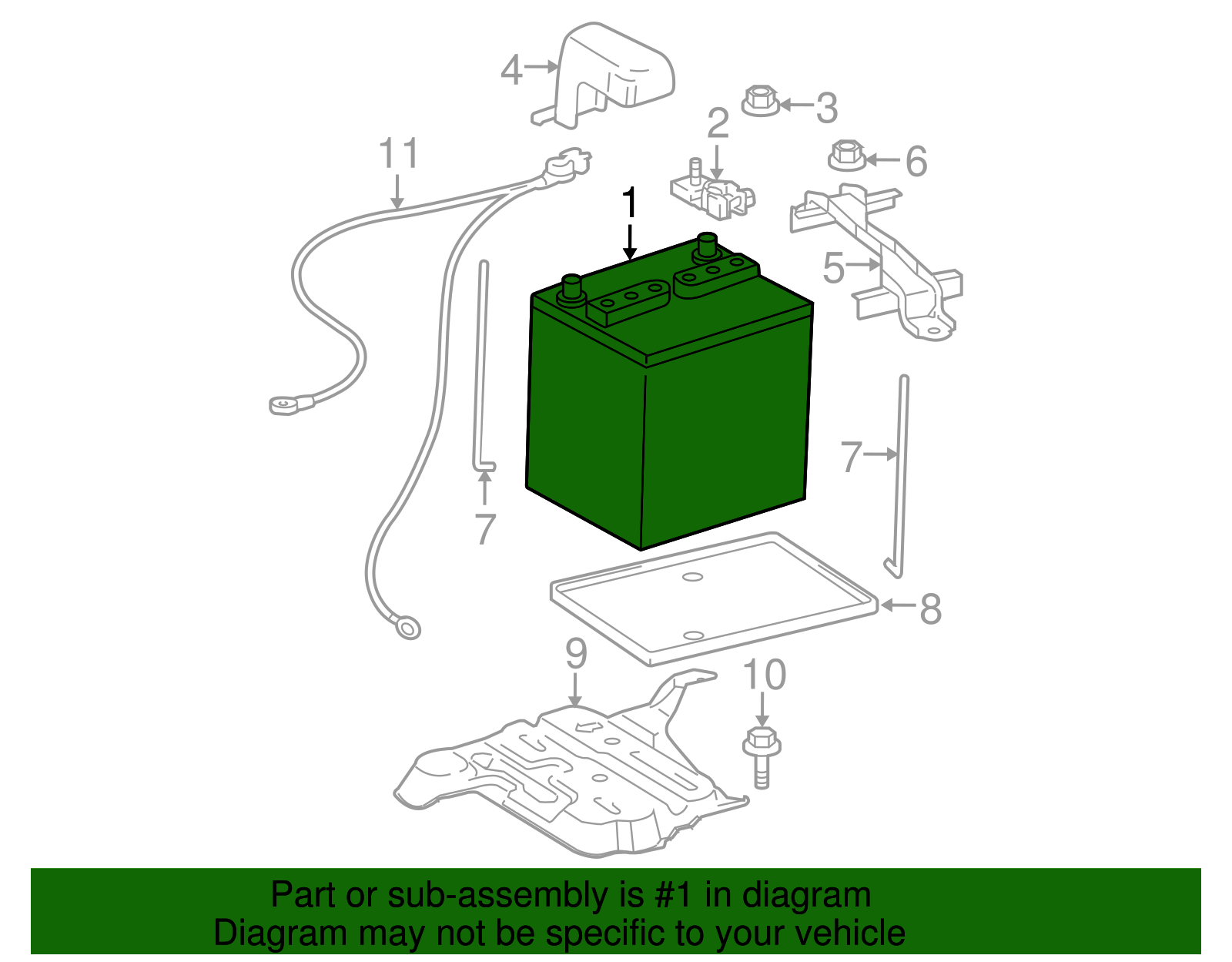 Battery - Scion (00544-24060-575)