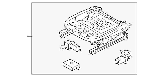 88500-F3030 - Seat Track - 2017-2020 Hyundai Elantra | World OEM Parts ...