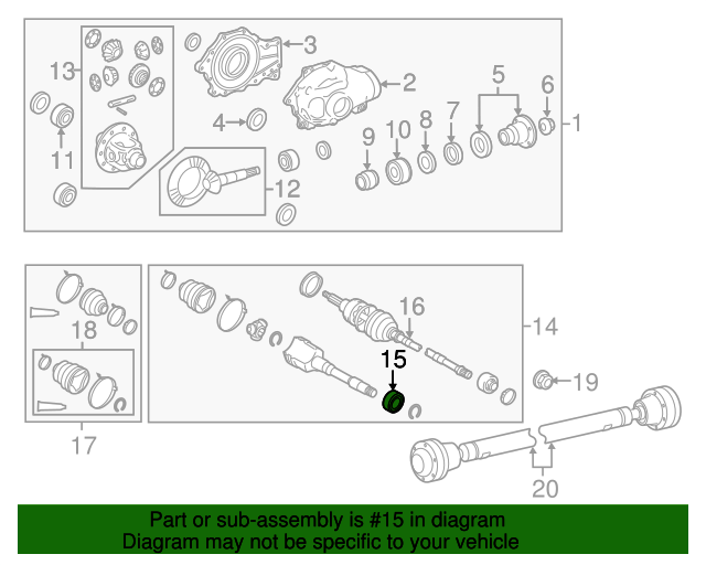 20072024 Lexus Bearing 9036336010 OEM Parts Online