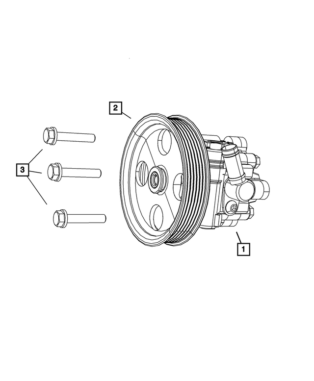 Power Steering Pump Pulley X559YP for Dodge Nitro 2007 2008 2009 2010 2011