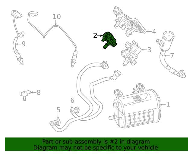 Genuine BMW 16137441830 Vent Valve FREE Shipping on Most Orders