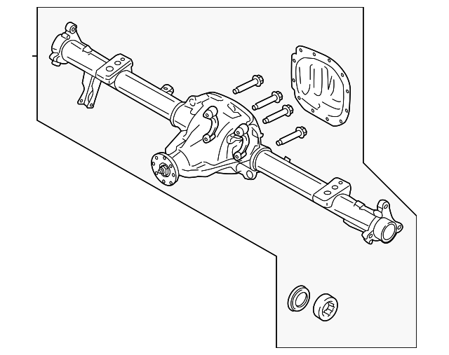 20212023 Ford F150 OEM Axle Housing ML3Z4010B OEM Ford Parts