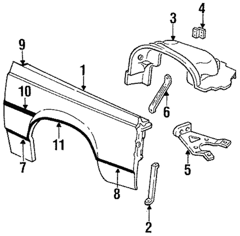 Molding - Ford (E8MY-16037-AGP)