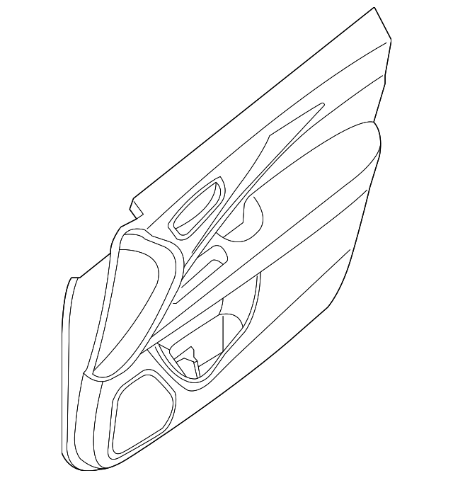 809A03KA0B Door Trim Panel 20132016 Nissan Pathfinder World OEM