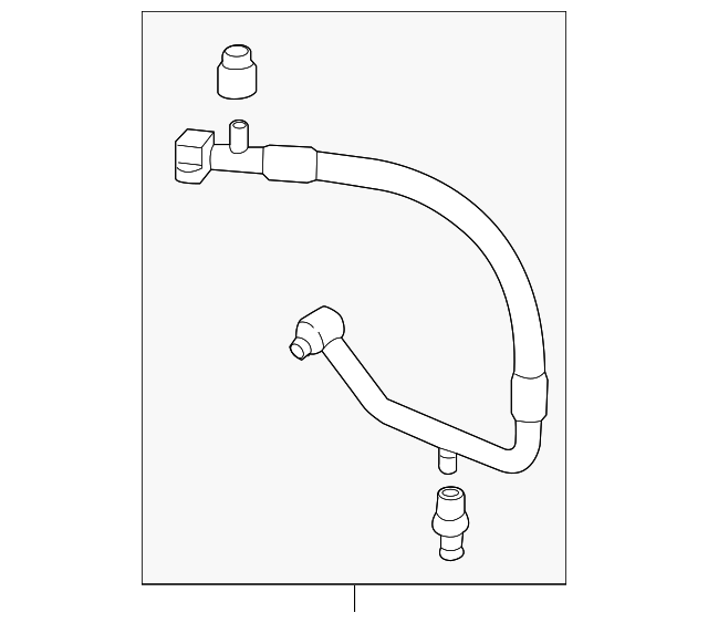 2019 Chevrolet Volt Air Conditioning Evaporator Hose 84485630