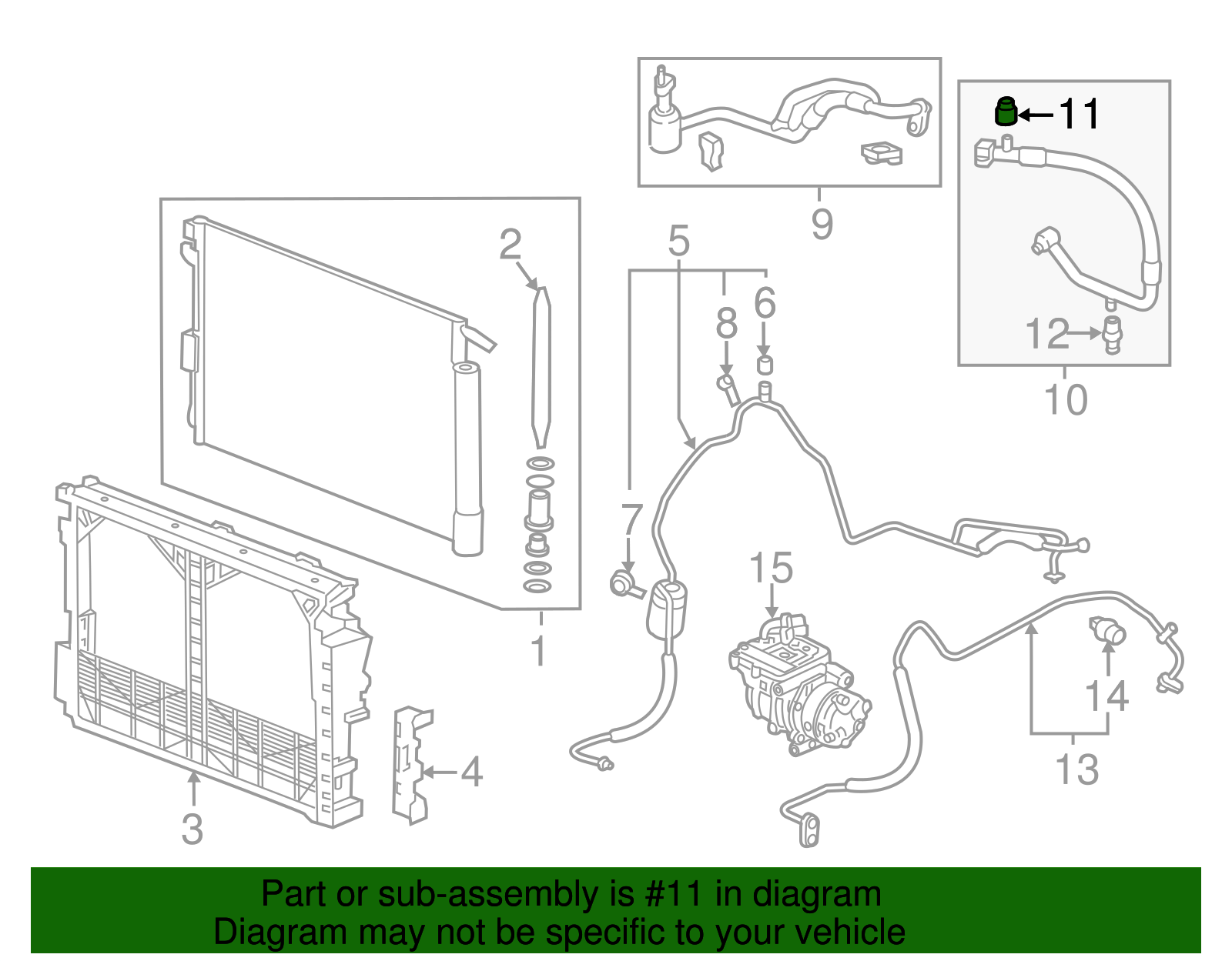 Cooler Assembly - GM (12364240)