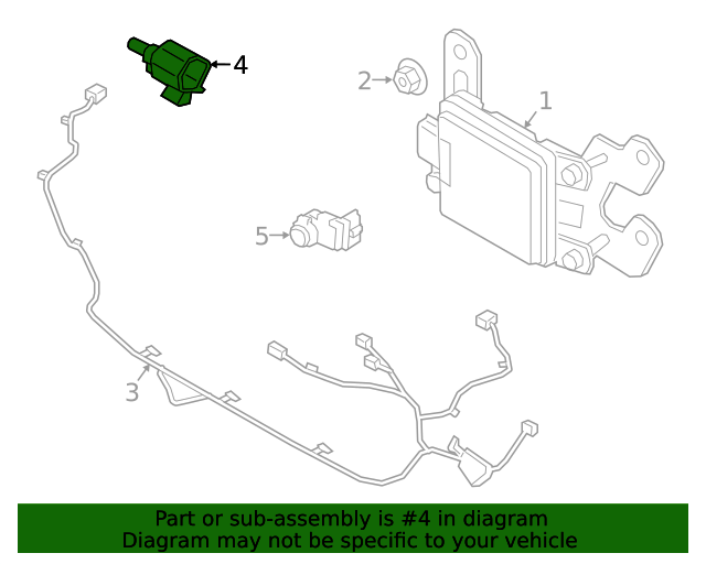 20072021 Kia Ambient Air Temperature Sensor 969852D700