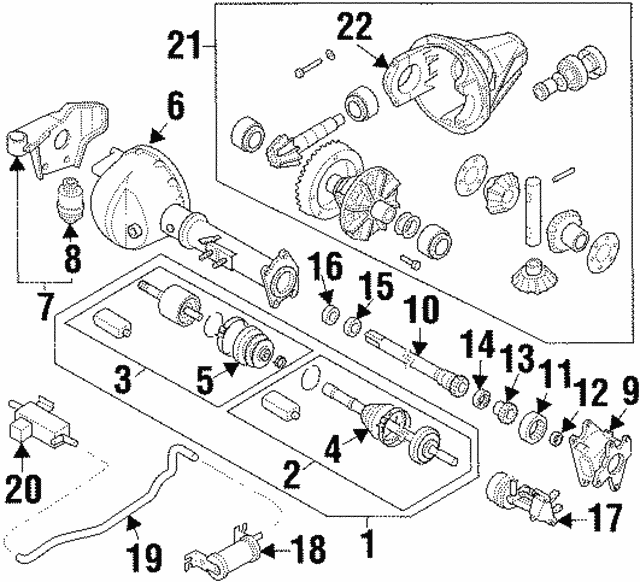 19961997 Isuzu Rodeo Vacuum Valve 8971018581 Isuzu Parts Center