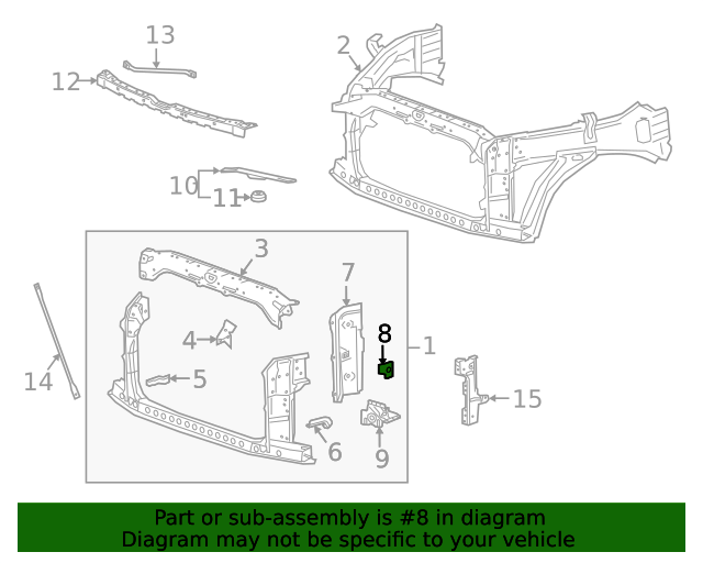 20102021 GM Side Panel Retainer Nut 11610544 GMPartsNow