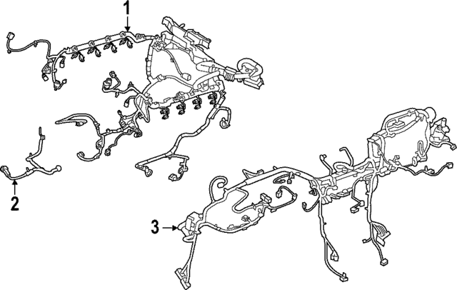 Genuine OEM Wire Harness Part# LR159584 Fits 2022-2023 Land Rover  