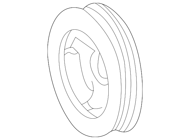Crankshaft Pulley - Ford (XW4Z-6312-BA)