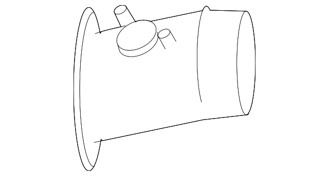 Genuine Air Duct for 2005-2006 Saab 9-2X | Part# 32007358 | Over  