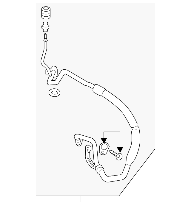 Motorcraft™ Suction Hose - Ford (YF-38017)