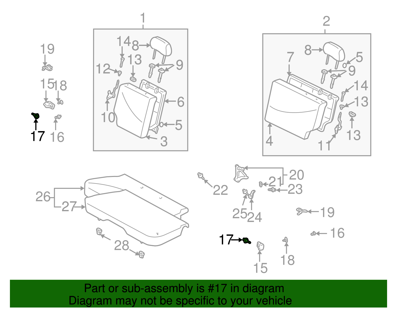 Hinge Plate Front Bolt - Scion (90901-19062)