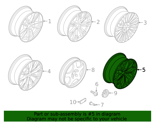 36-11-6-885-464 - Wheel, Alloy 2020-2024 BMW X7 | Braman BMW  