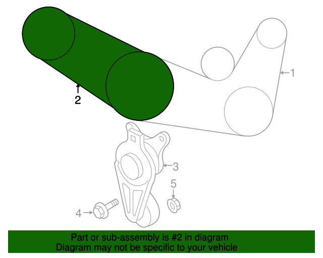 20162024 Mazda Water Pump Belt P30115908 MazdaParts
